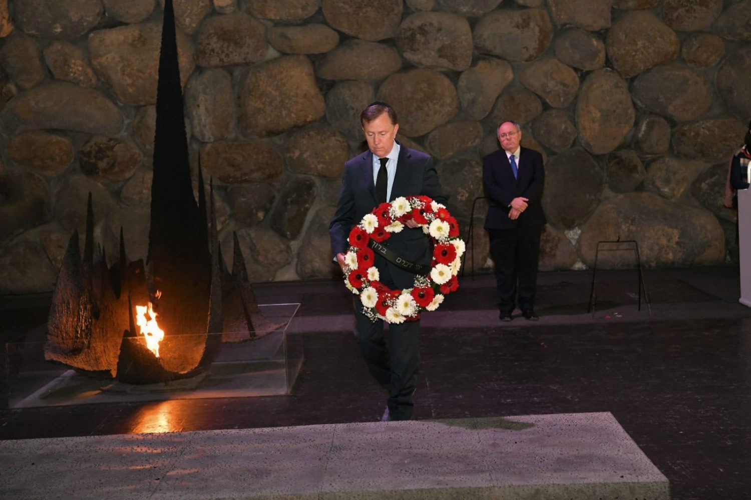 Israel Delegation - Yad Vashem Eternal Flame