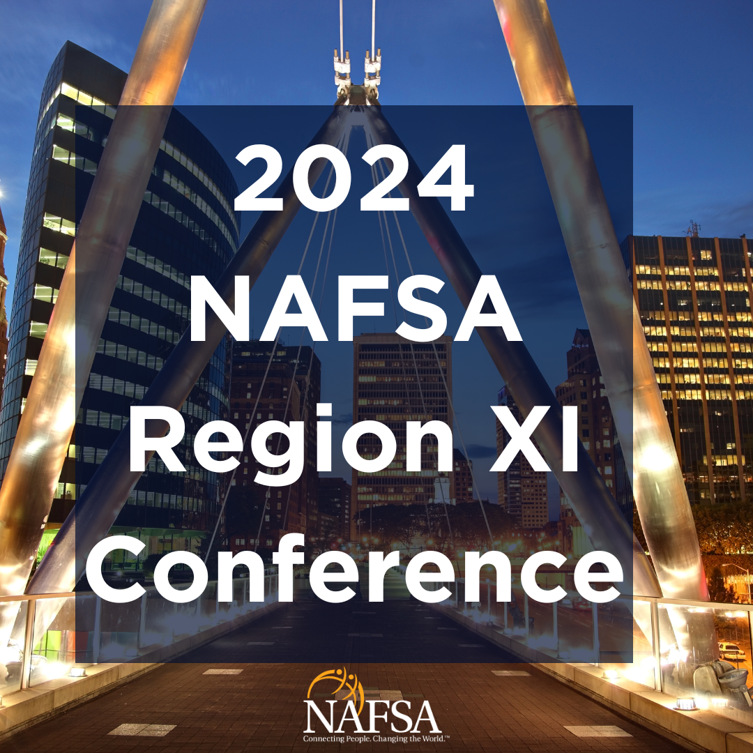 Logo of 2024 NAFSA Region XI Conference