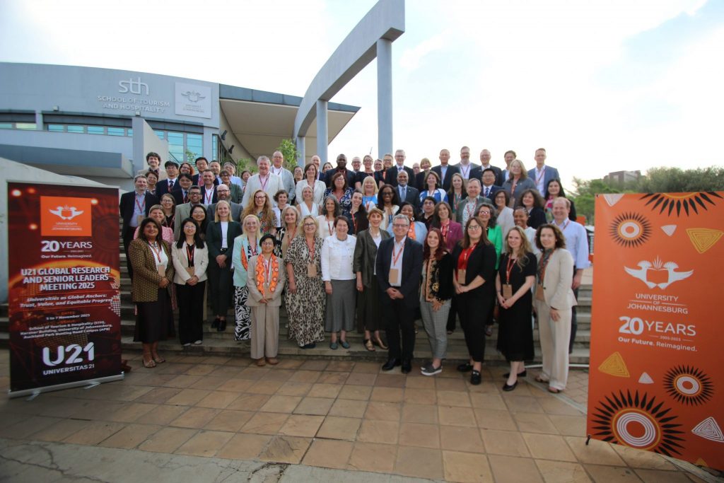 Attendees at the Unversitas 21 Global Research and Senior Leadership Meeting in Johannesburg, South Africa.