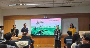 YSEALI group 1 presenting their venture to the UConn community